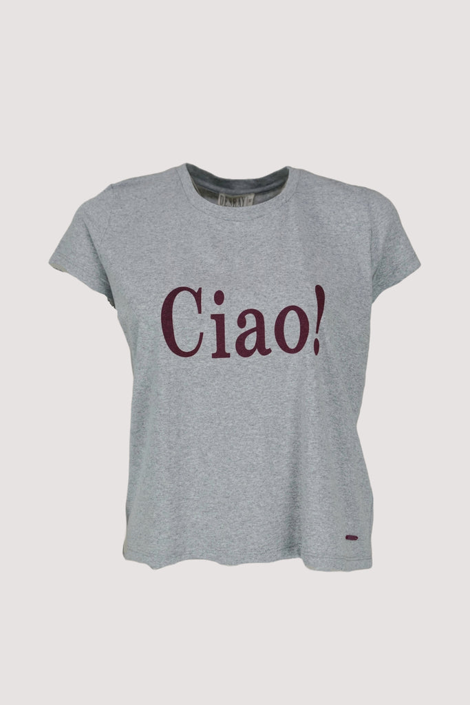 Burgundy Ciao Tee - desray.co.za