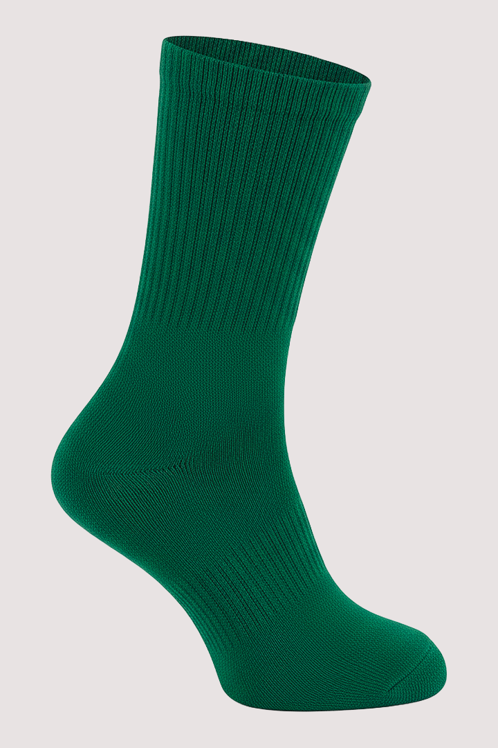 Green Ribbed Socks