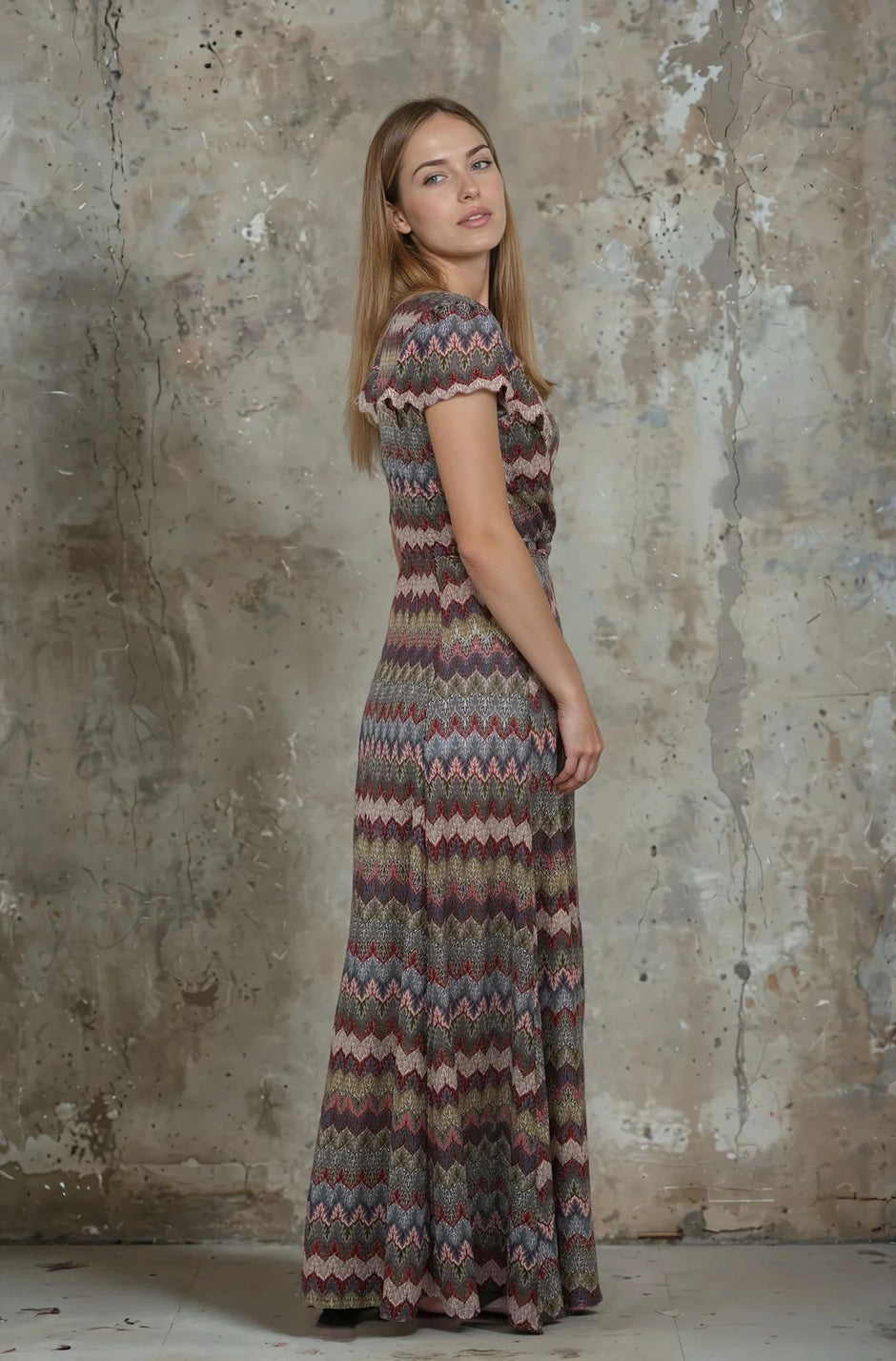 On Sale - Dresses - Flamestitch Moon Dress