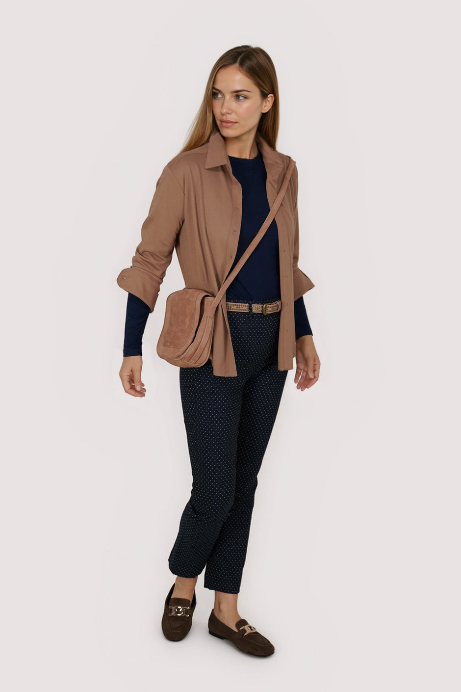 All - Pants - Navy Spot Verna Pants