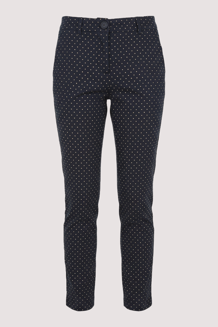 All - Pants - Navy Spot Verna Pants