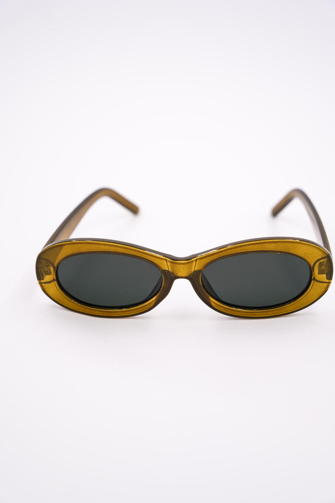Olive Oval Sunglasses - desray.co.za