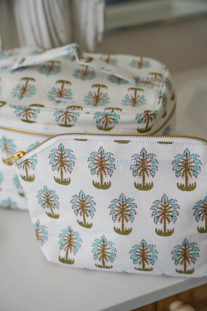 Palm Tree Cosmetic Bag - desray.co.za