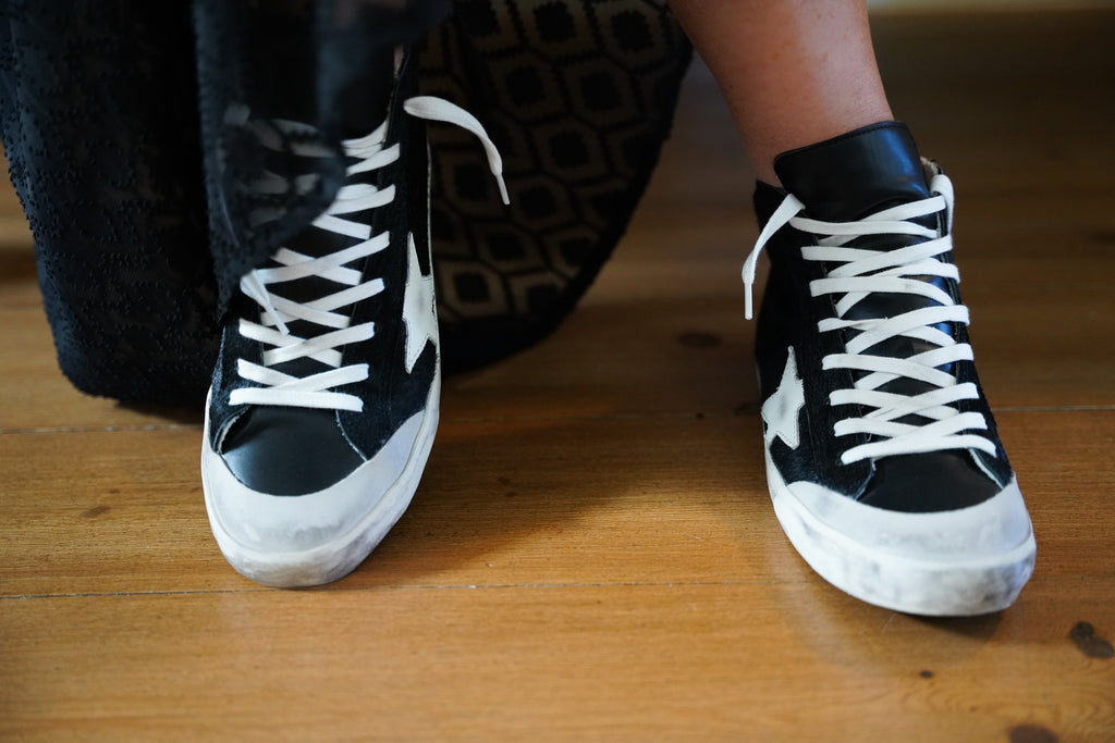 Black High Top Sneakers - desray.co.za