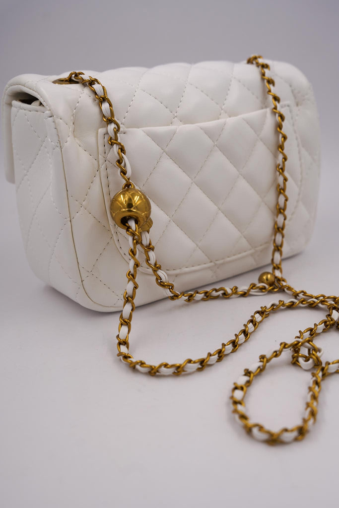 White Quilted Sling Bag - desray.co.za